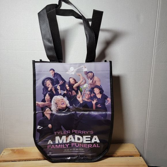 Tyler Perry's A Madea Family Funeral Reusable Bag w/ Snap Small. NWOT - Picture 3 of 5